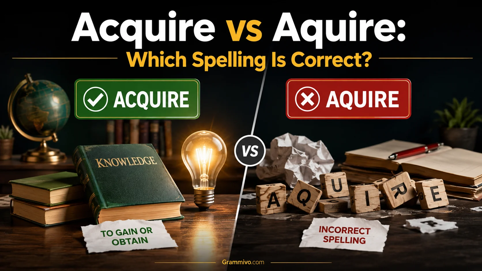 Acquire vs Aquire