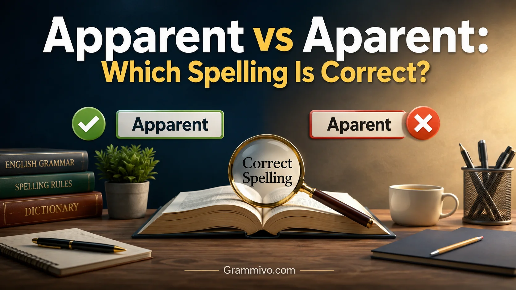Apparent vs Aparent