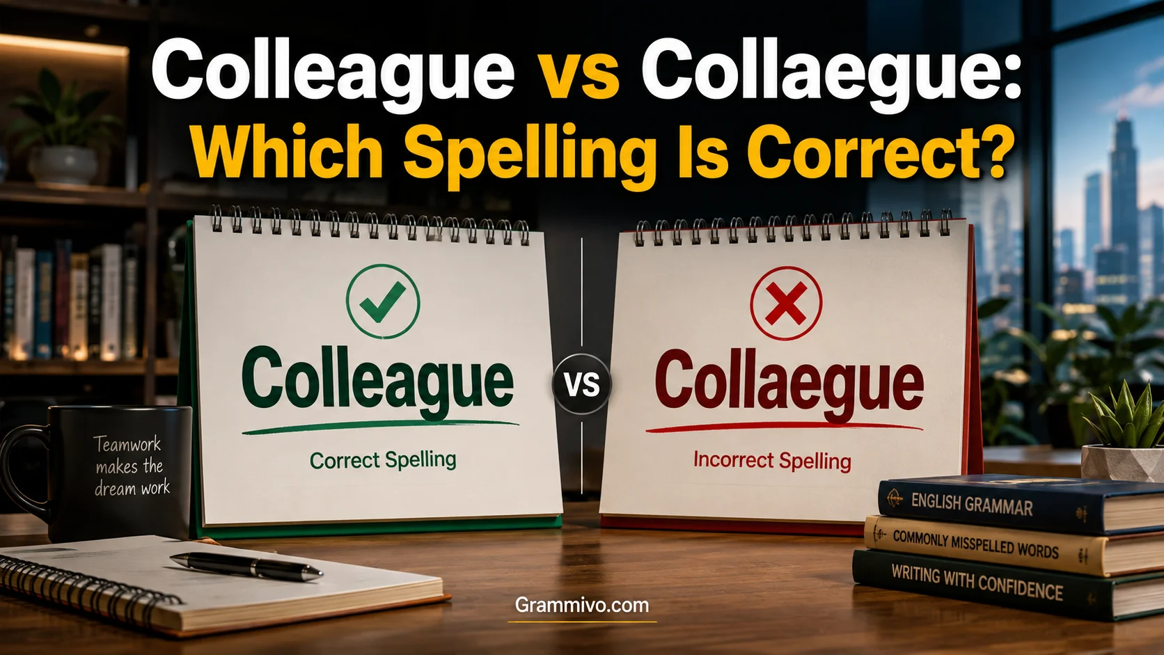 Colleague vs Collaegue