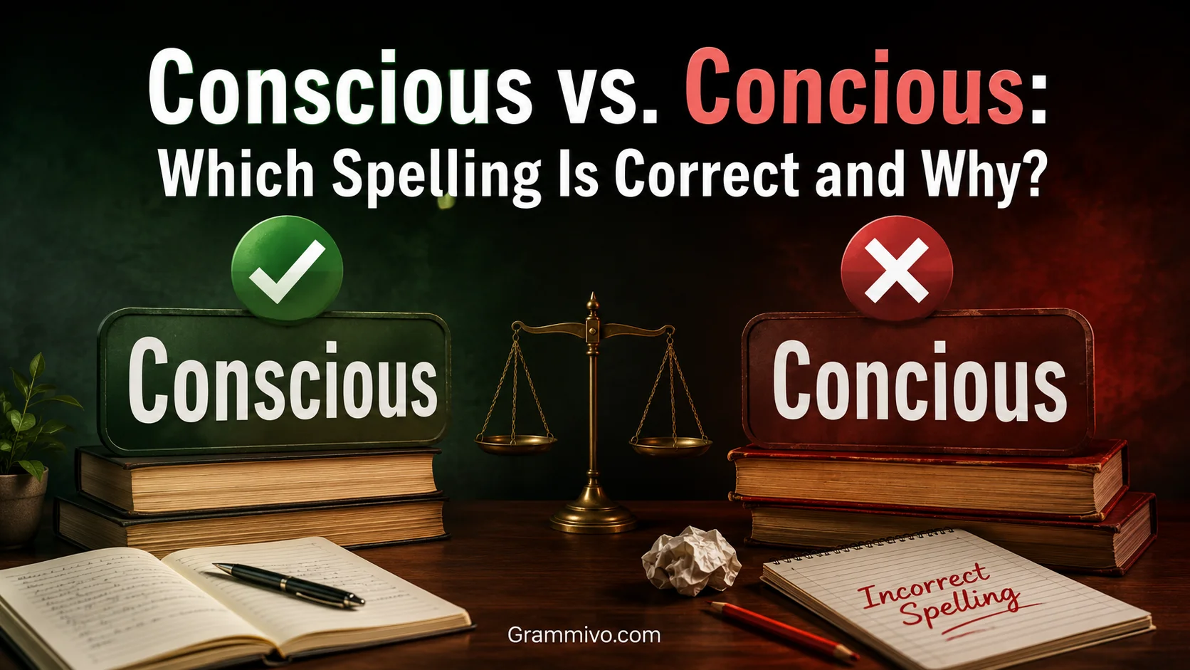 Conscious vs. Concious