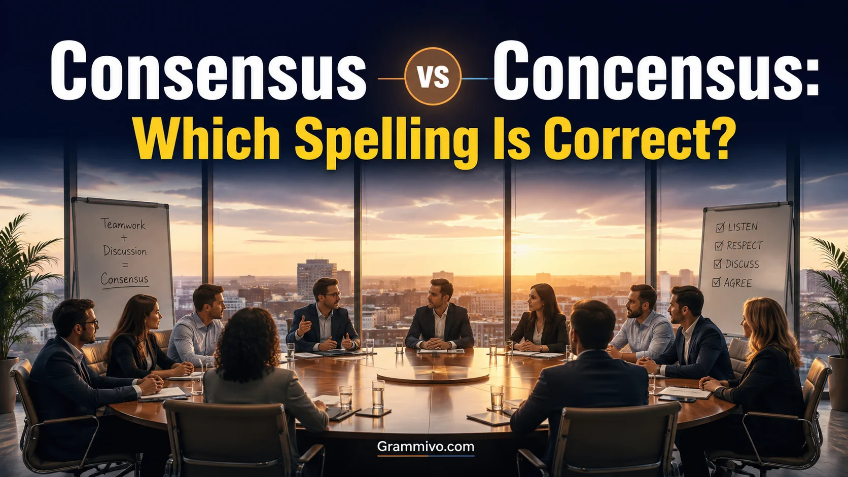 Consensus vs Concensus