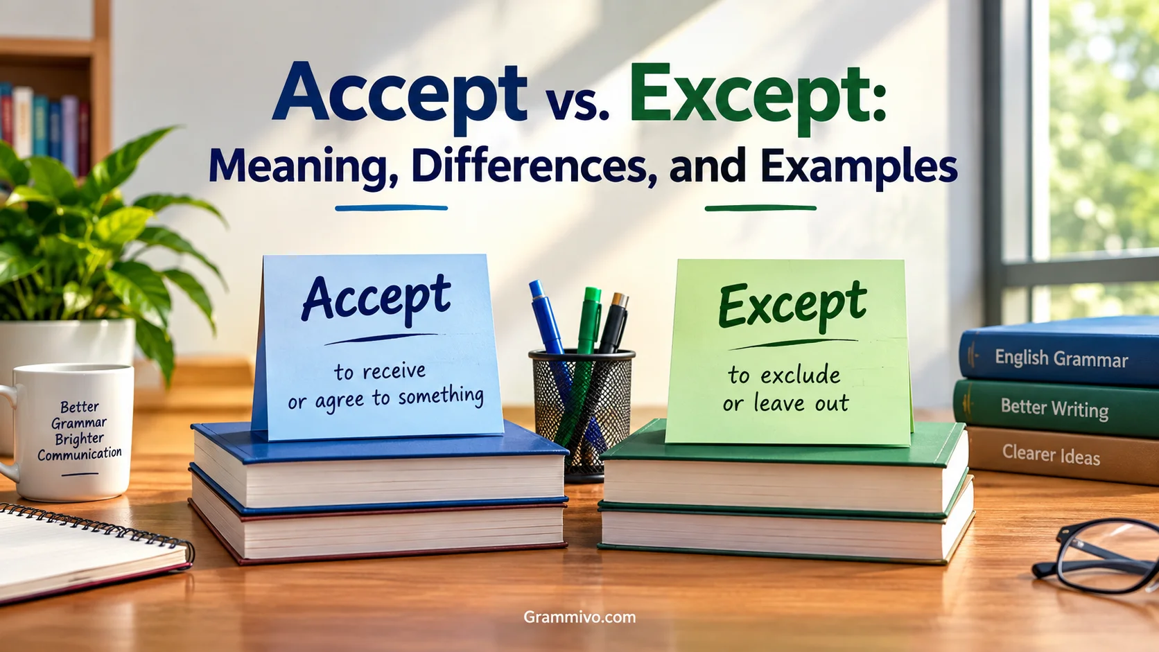 Accept vs. Except