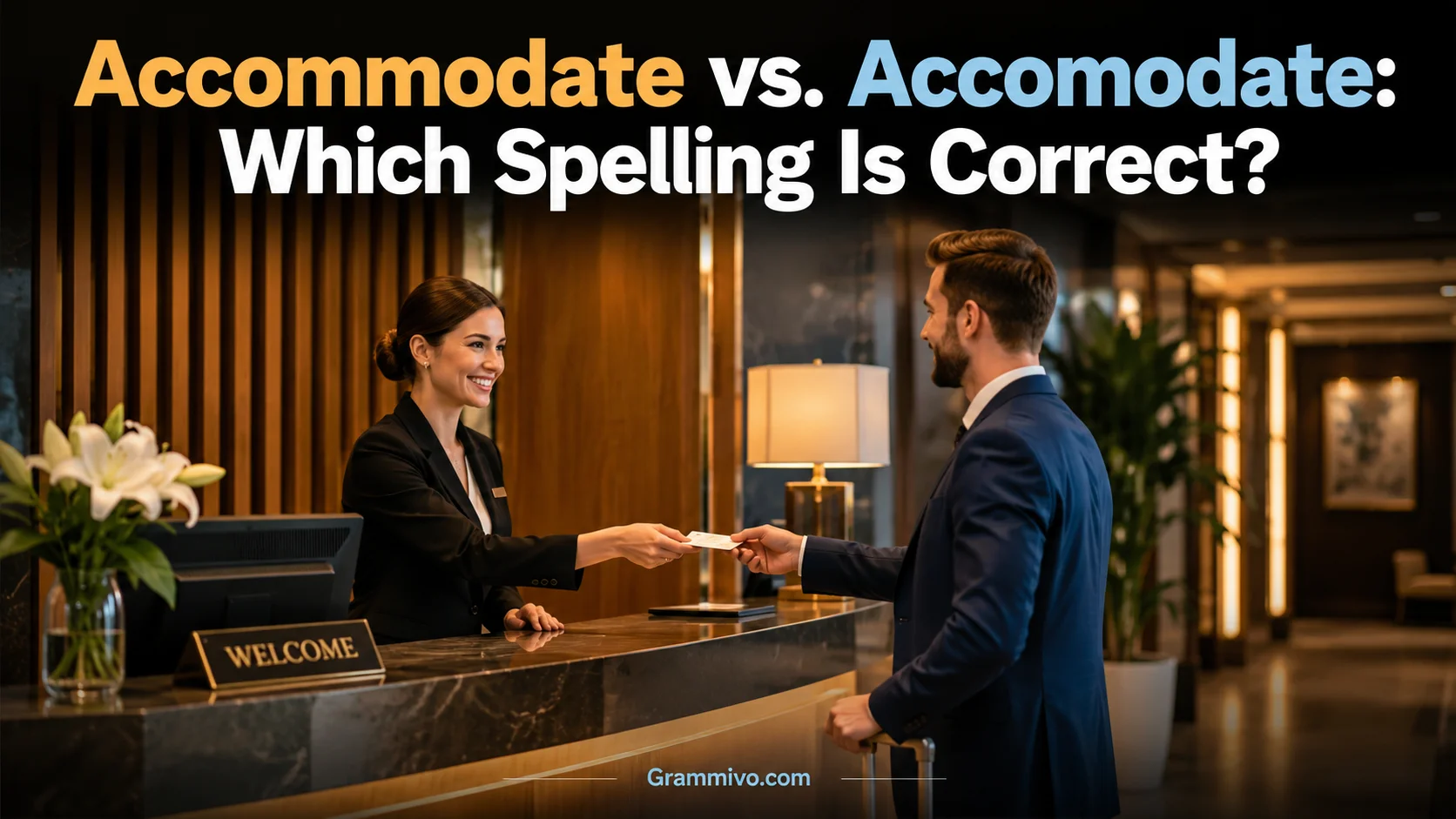 Accommodate vs. Accomodate