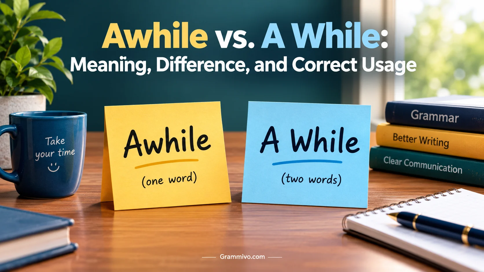 Awhile vs. A While