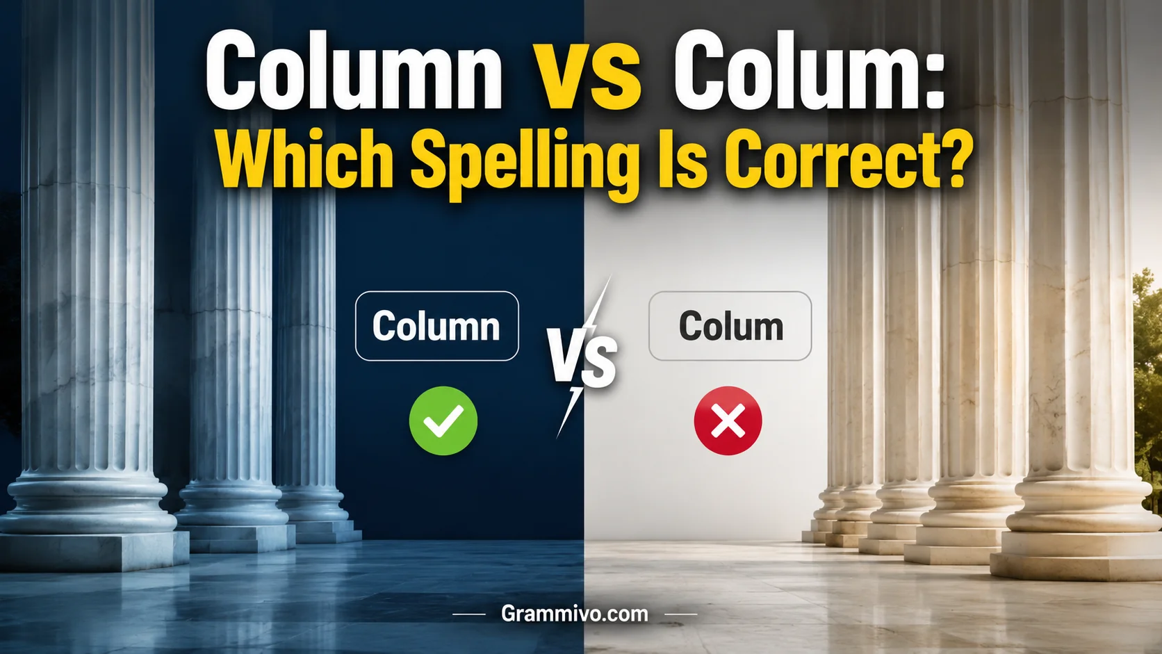 Column vs Colum