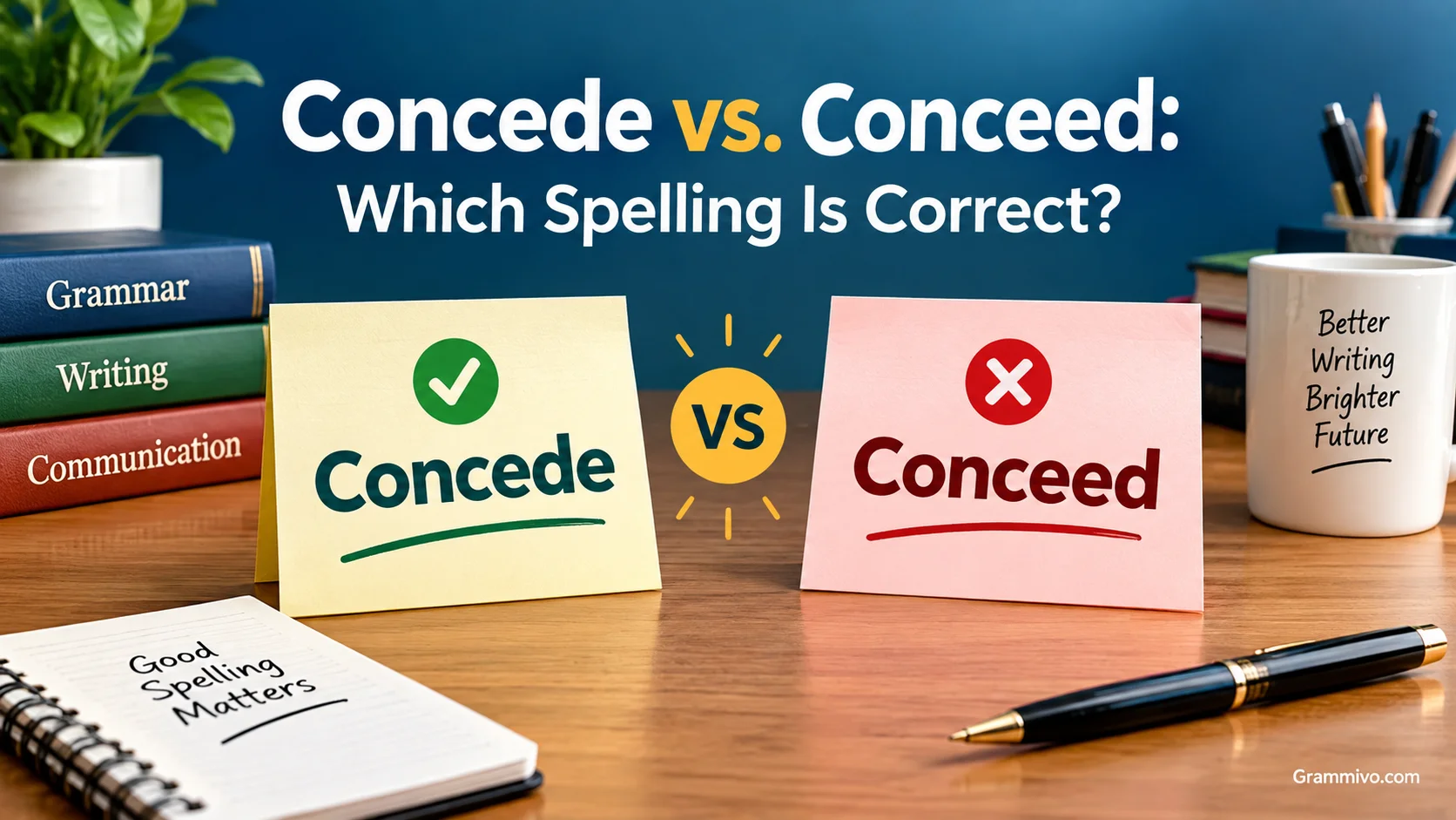 Concede vs. Conceed
