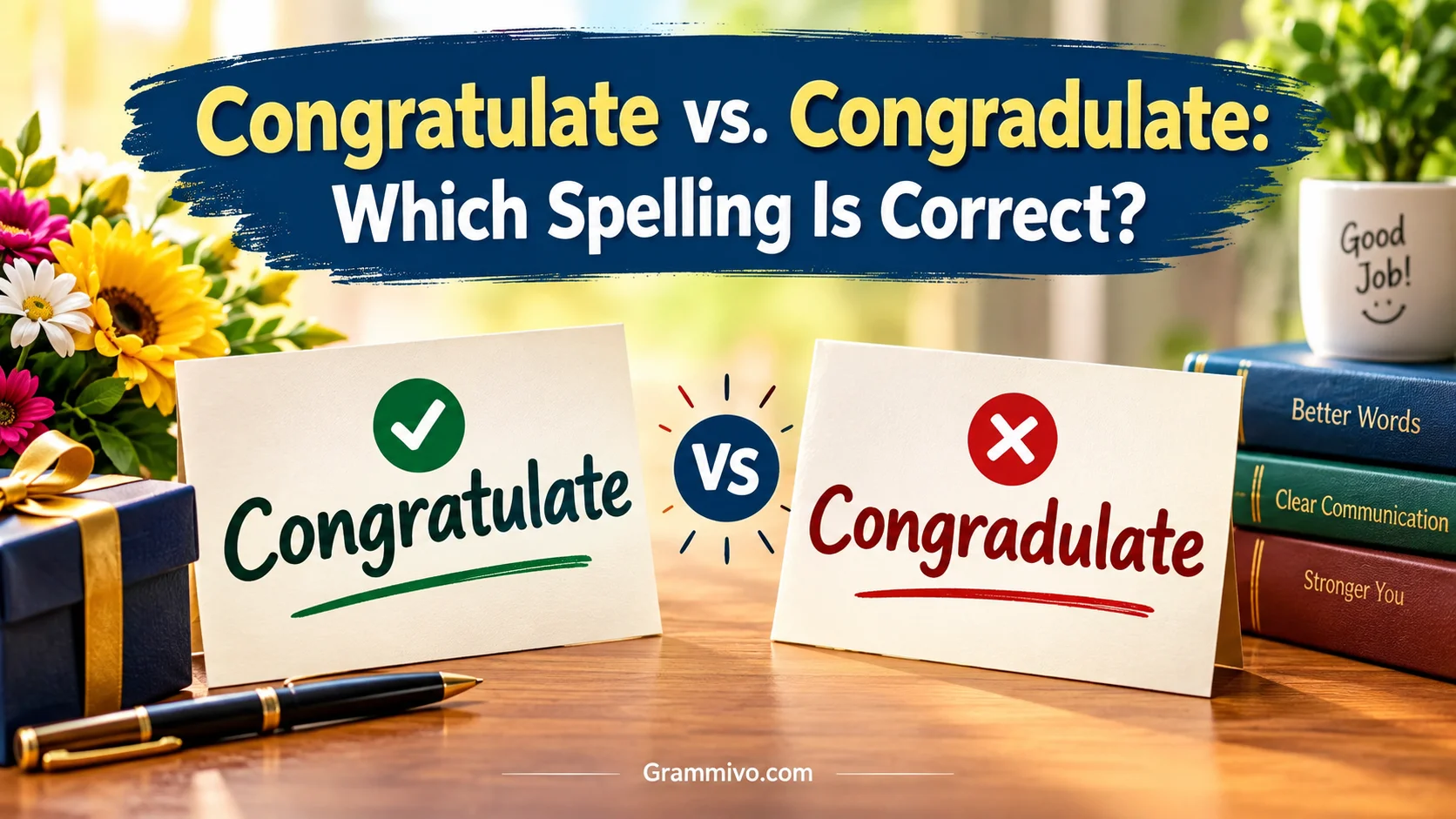 Congratulate vs. Congradulate