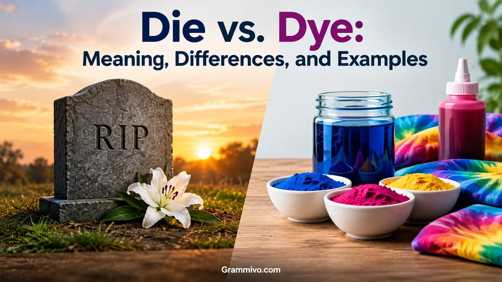 Die vs. Dye