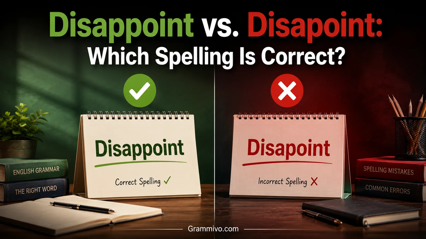Disappoint vs. Disapoint