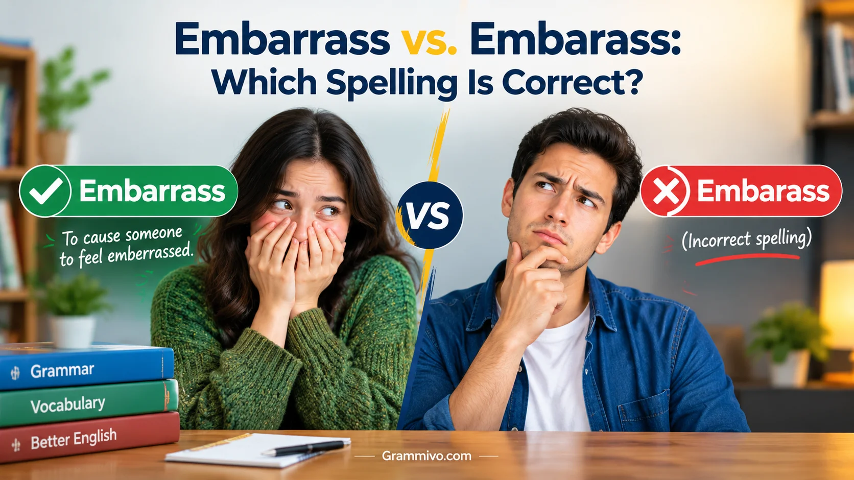 Embarrass vs. Embarass
