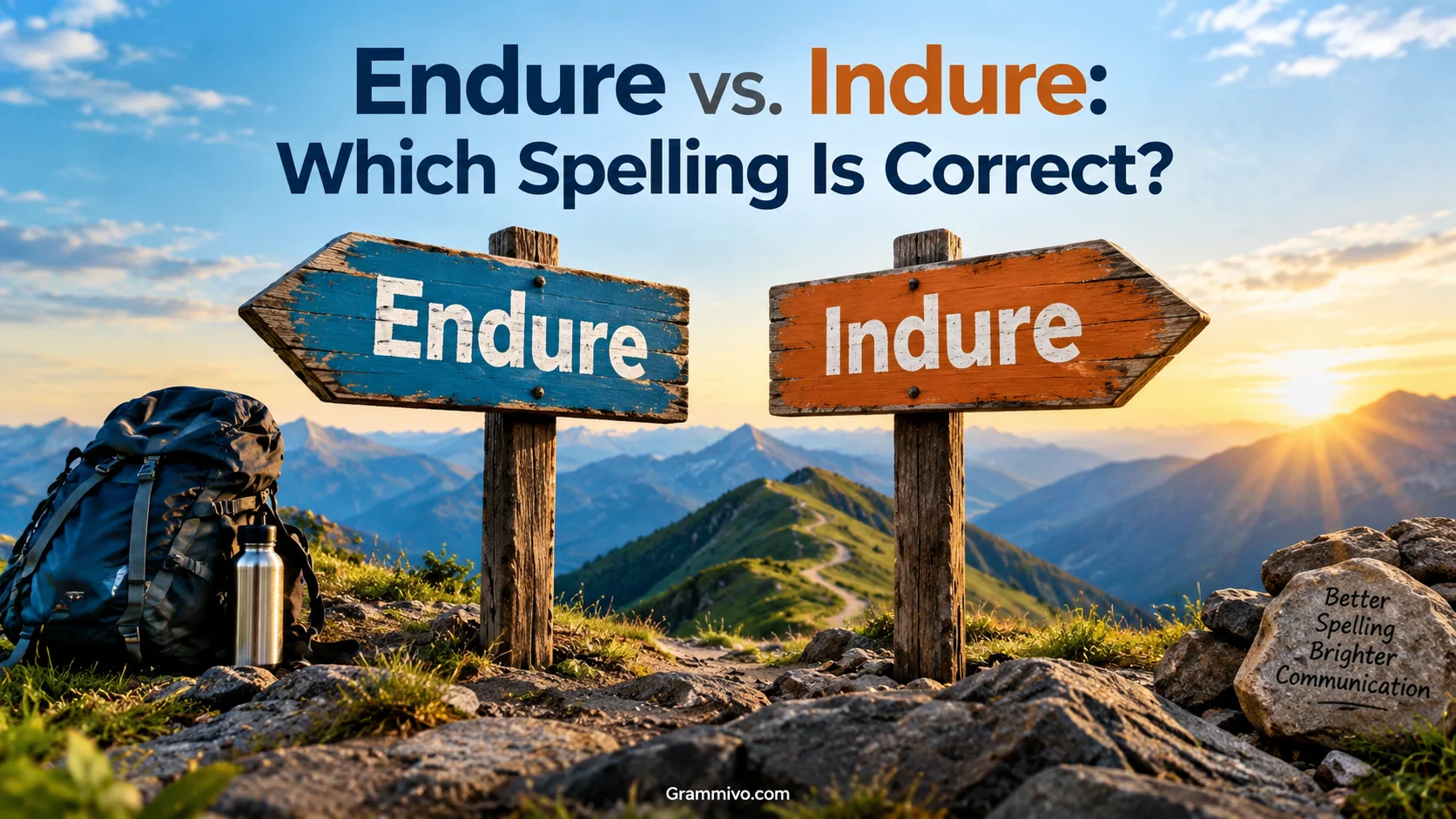 Endure vs. Indure
