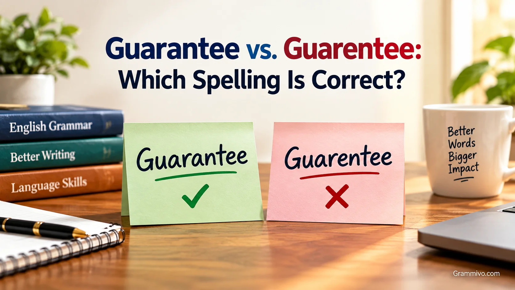 Guarantee vs. Guarentee