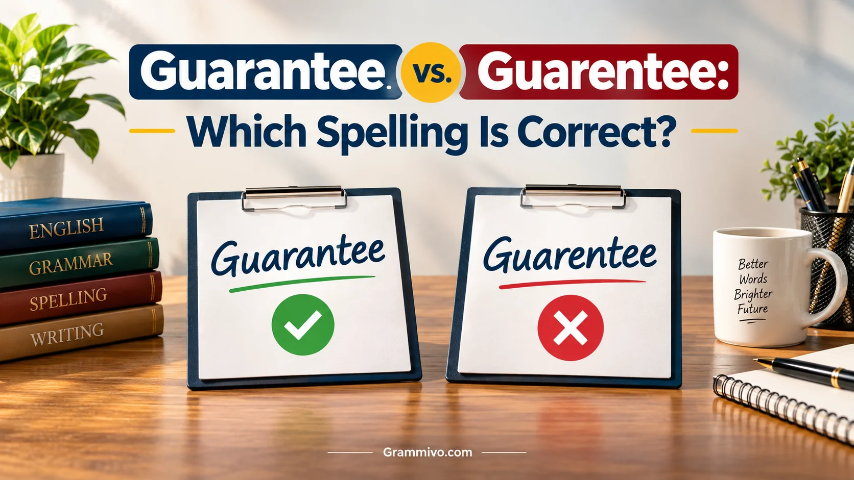 Guarantee vs. Guarentee