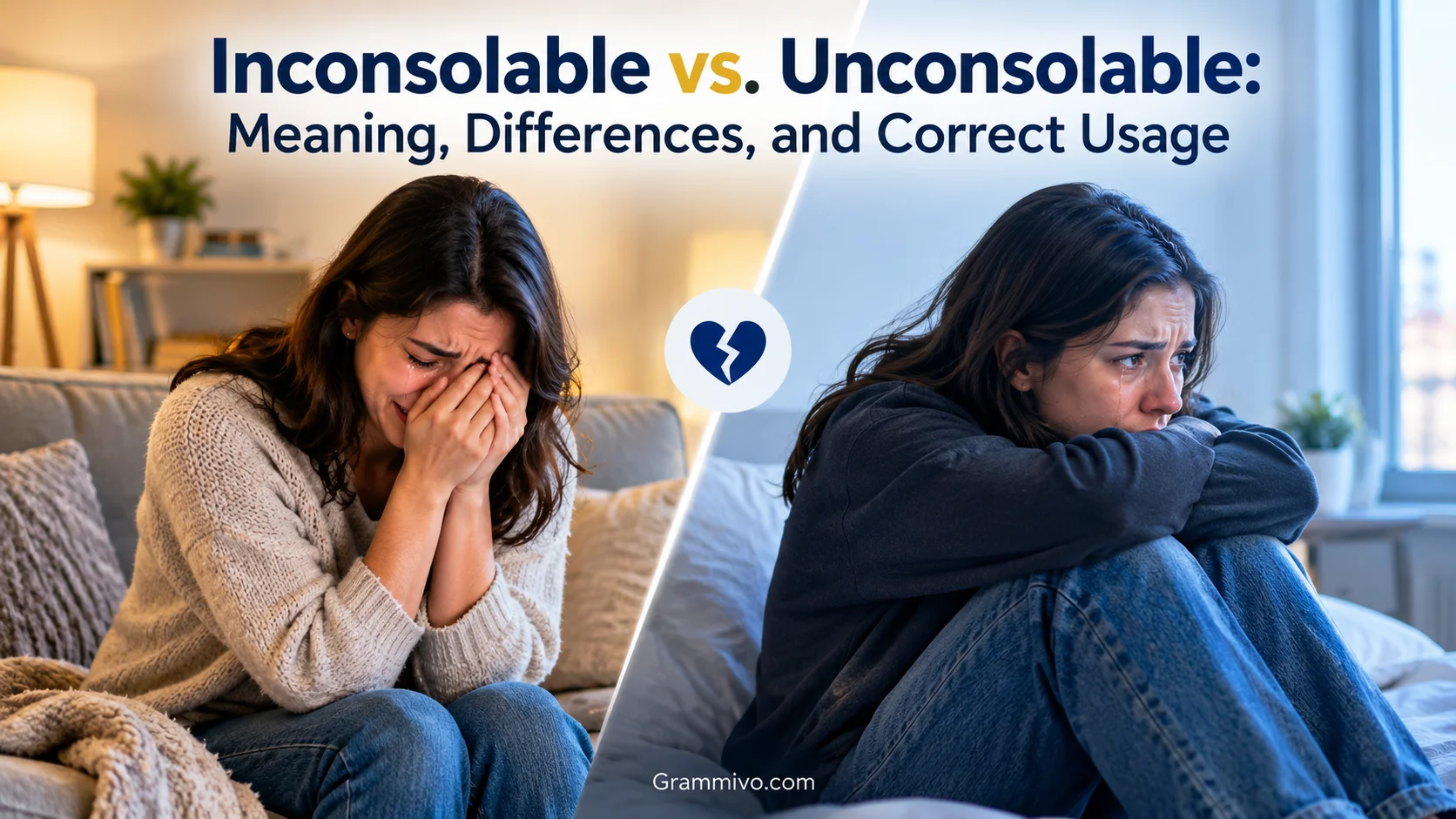 Inconsolable vs. Unconsolable