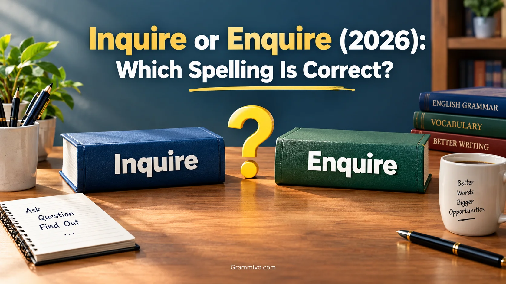 Inquire or Enquire (2026)