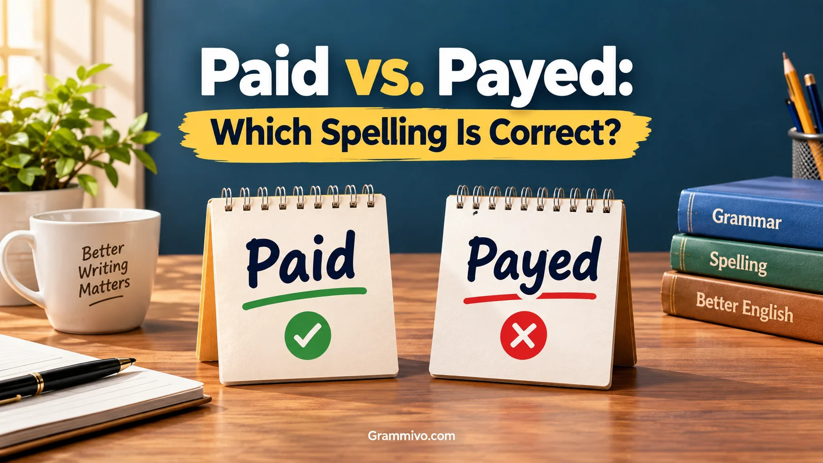 Paid vs. Payed