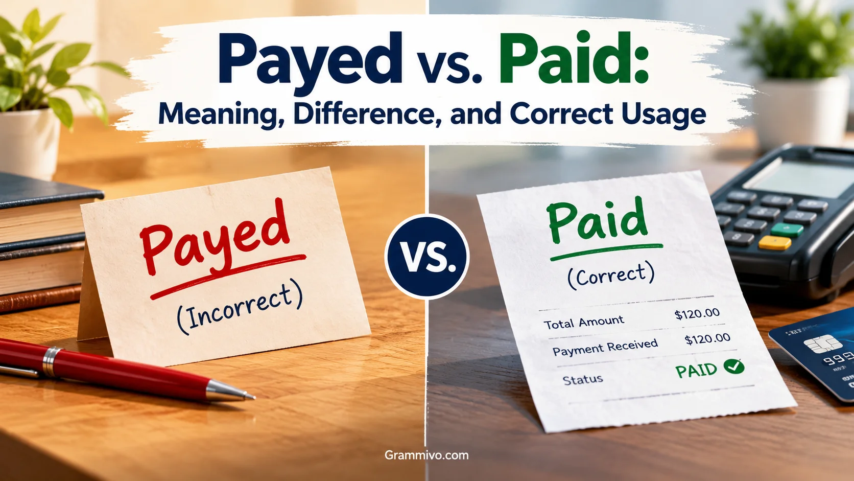 Payed vs. Paid