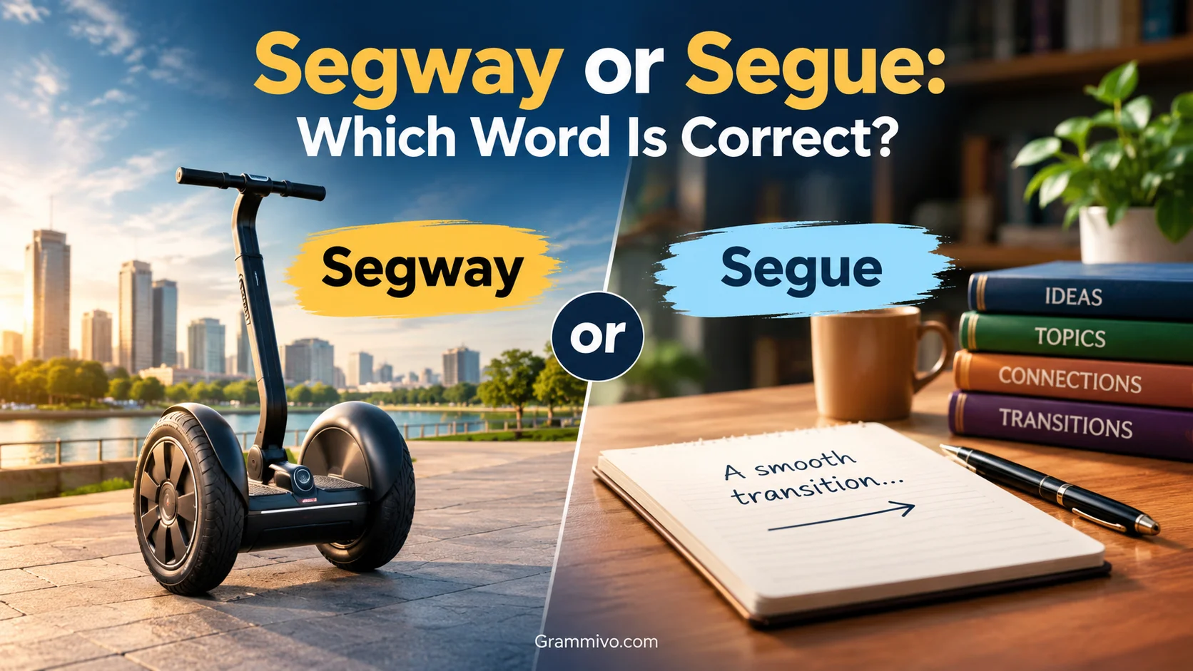 Segway or Segue