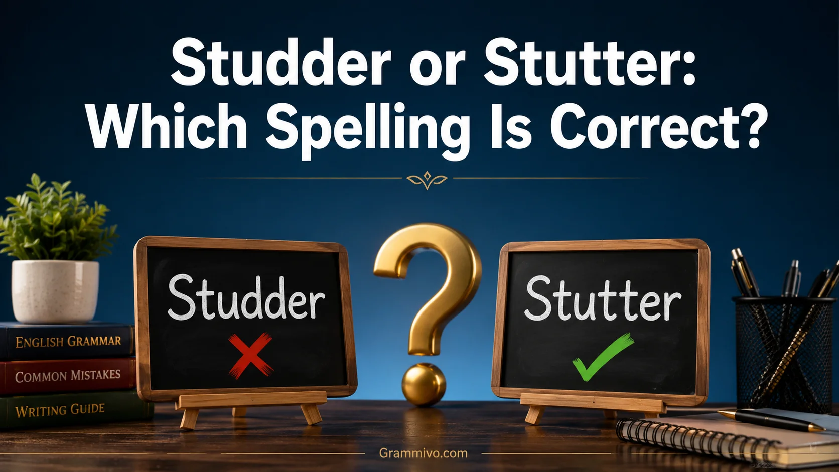 Studder or Stutter
