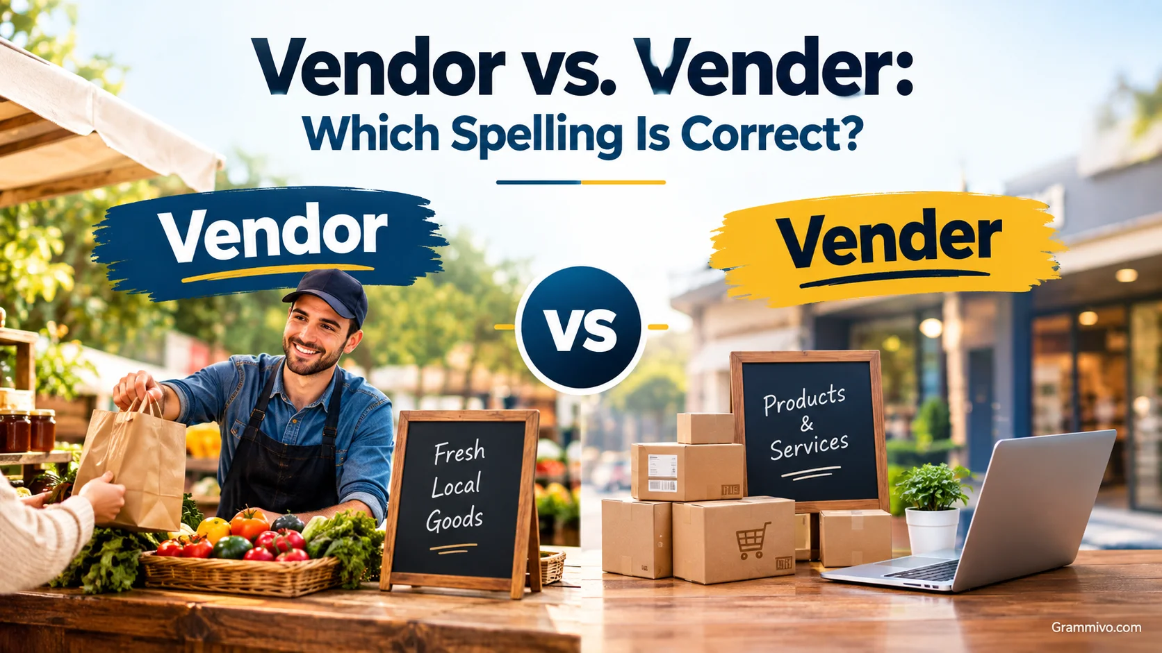 Vendor vs. Vender