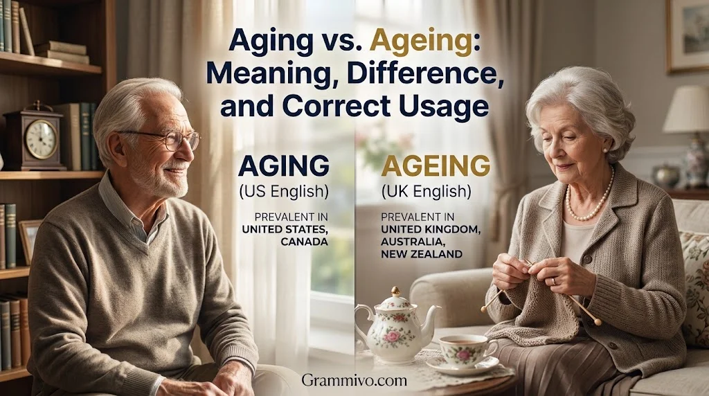 Aging vs. Ageing