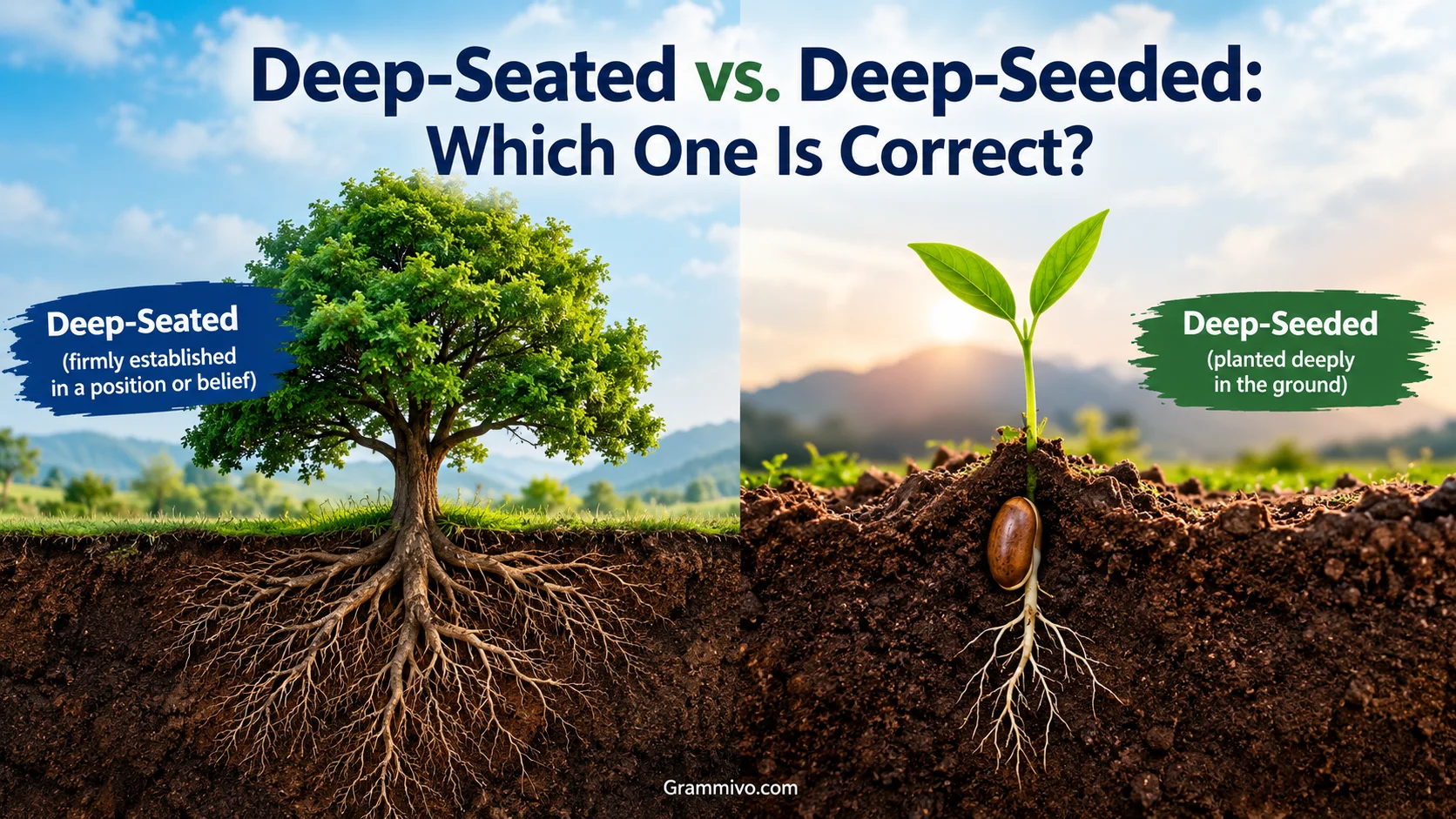 Deep-Seated vs. Deep-Seeded