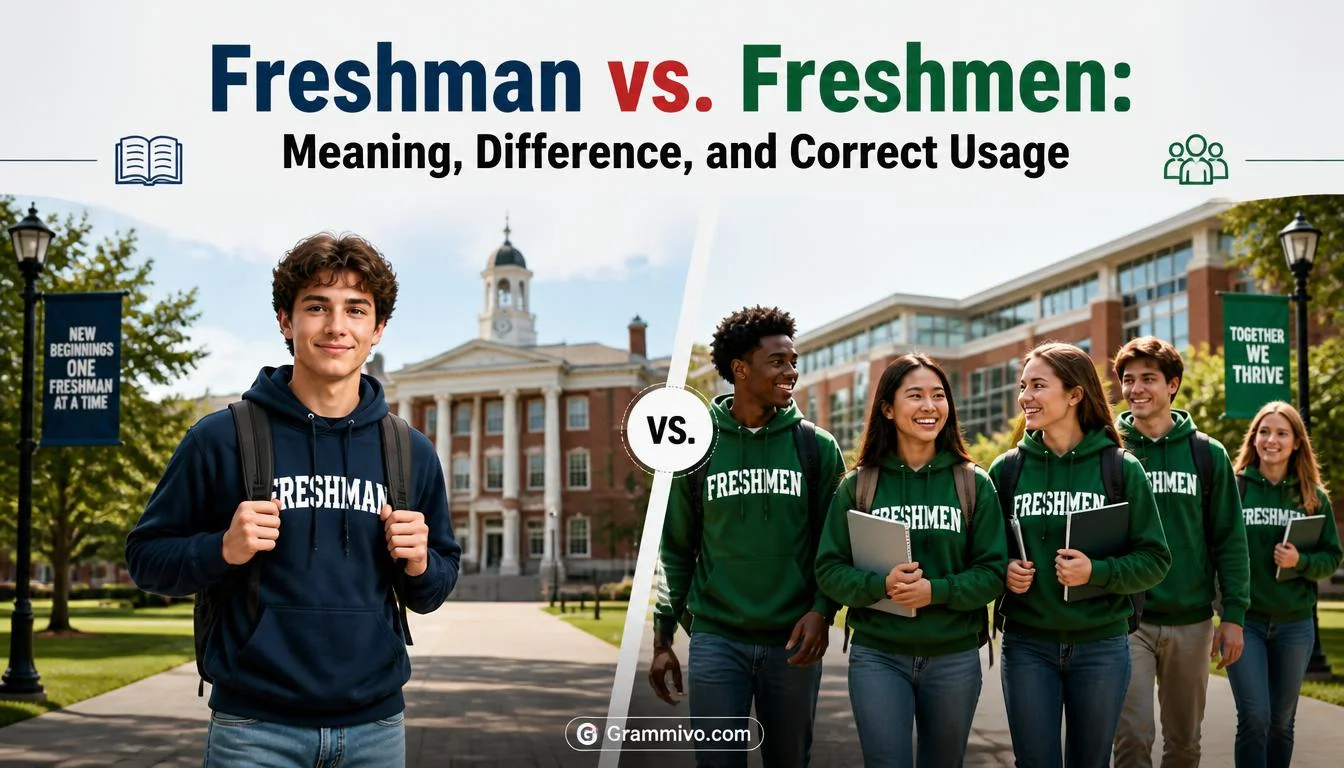 Freshman vs. Freshmen