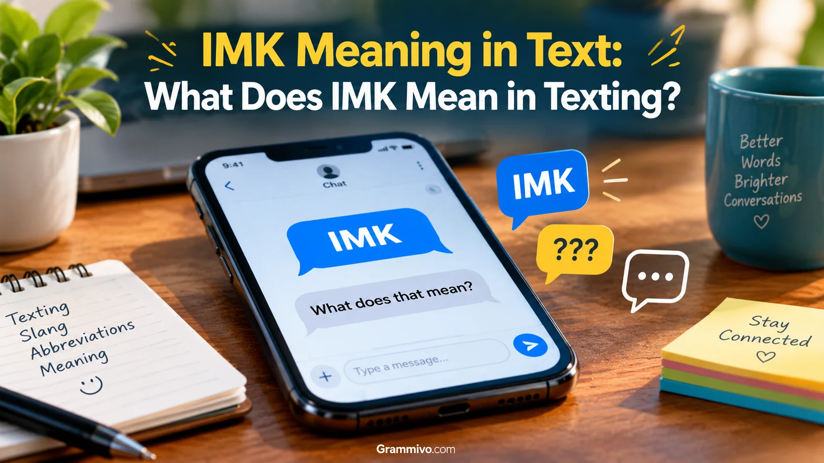 IMK Meaning in Text