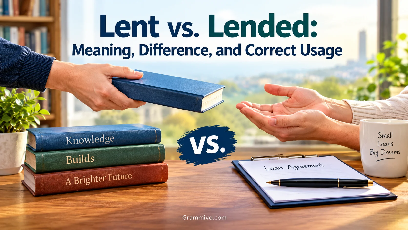 Lent vs. Lended
