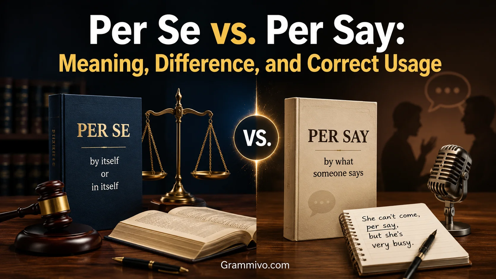 Per Se vs. Per Say