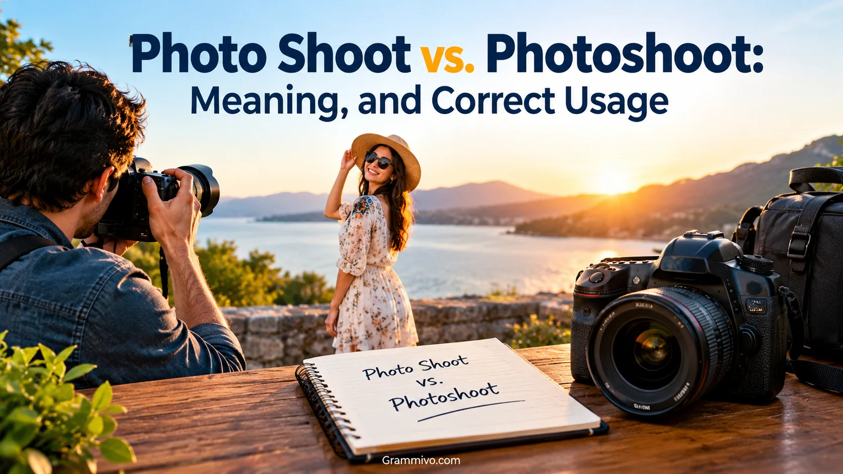 Photo Shoot vs. Photoshoot
