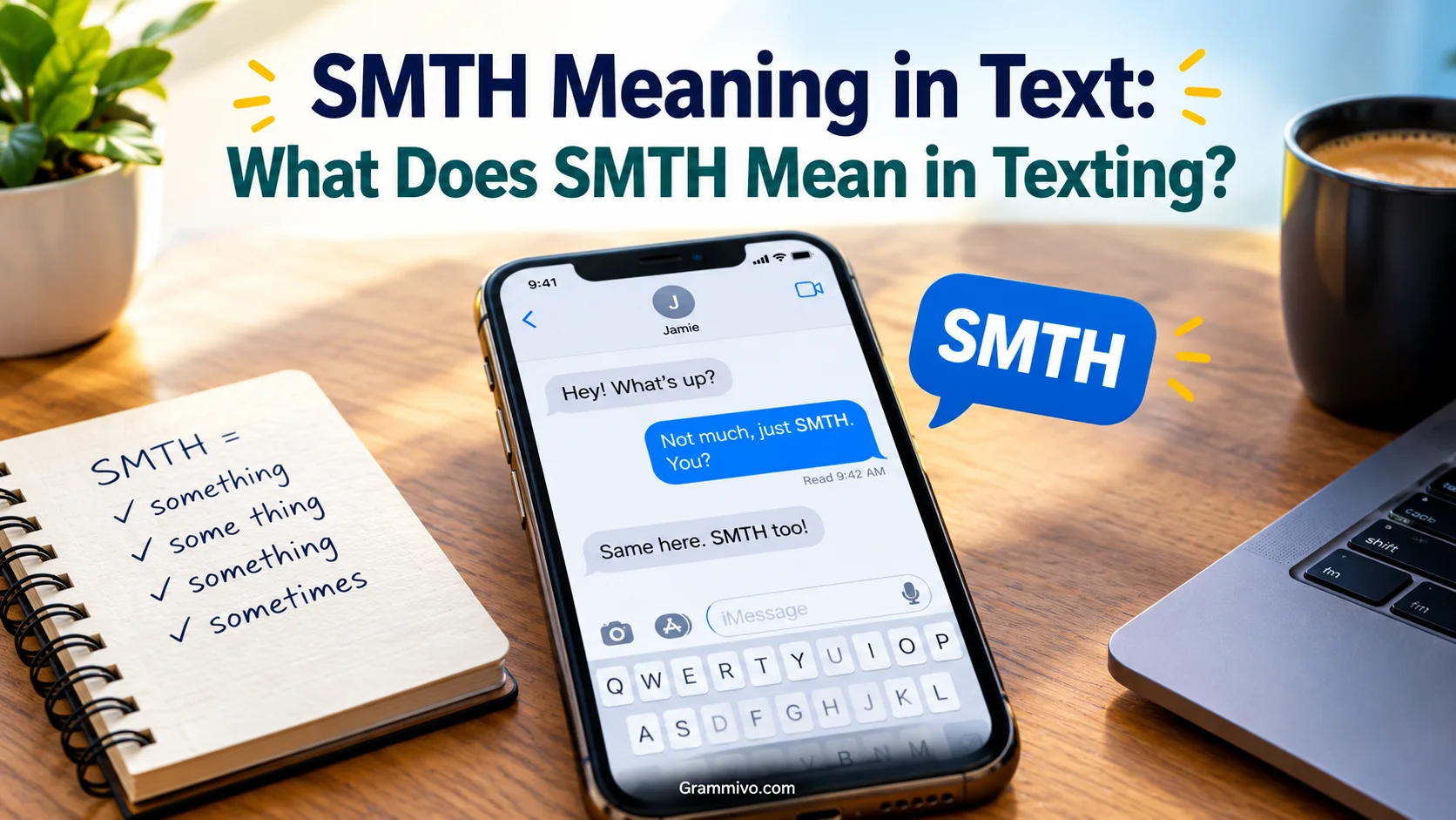 SMTH Meaning in Text