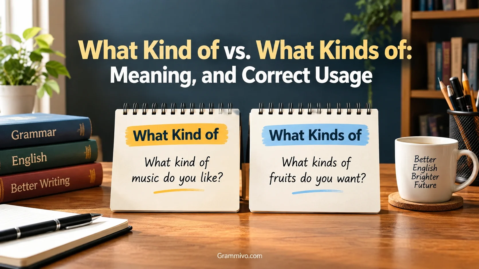What Kind of vs. What Kinds of